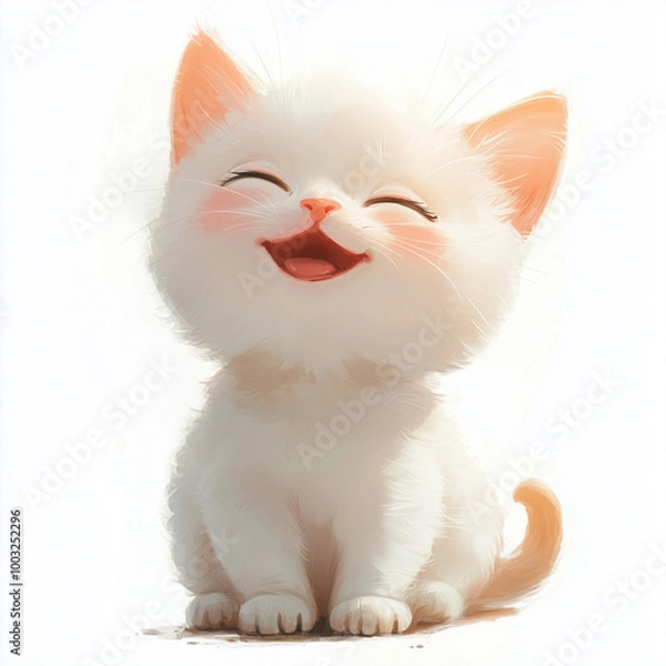 Obraz A smiling cat