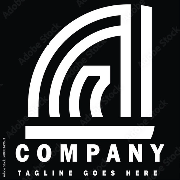 Obraz Free vector of company logo design