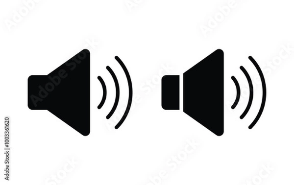 Obraz speaker icon, speaker sign vector