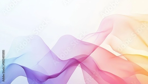 Fototapeta Abstract colorful waves