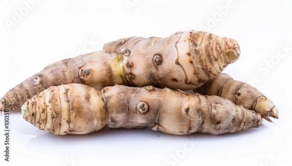 Fototapeta Arrowroot on white background. Arrowroot Isolated.