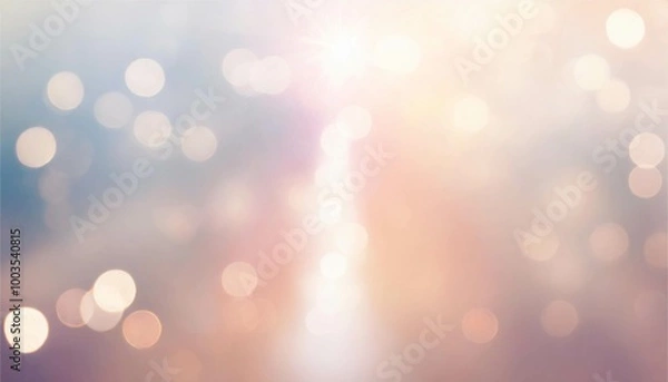 Fototapeta 光　パステルカラー　キラキラ　幻想的　イメージ　壁紙　背景　フレーム