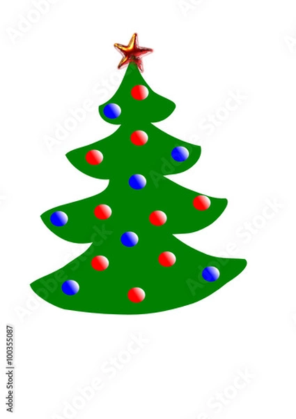 Obraz Christmas tree