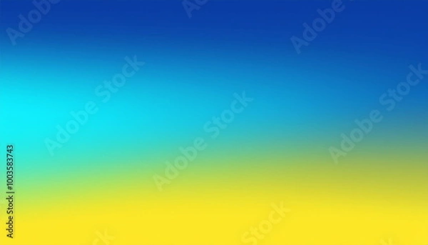 Fototapeta modern blue and yellow gradient color background