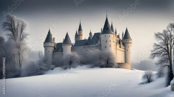 Obraz castles with winter