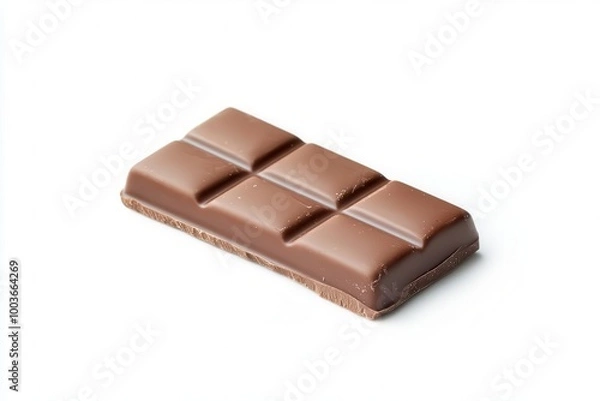 Fototapeta Chocolate bar, white isolate background