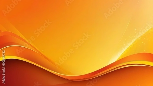Fototapeta abstract orange wave background