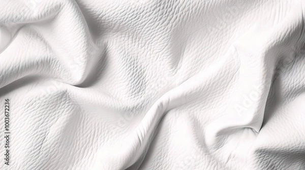 Obraz White Textured Fabric Background