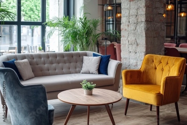 Fototapeta Exploring Various Seating Arrangements for Events, Meetings, and Gatherings in Gigapixel Quality