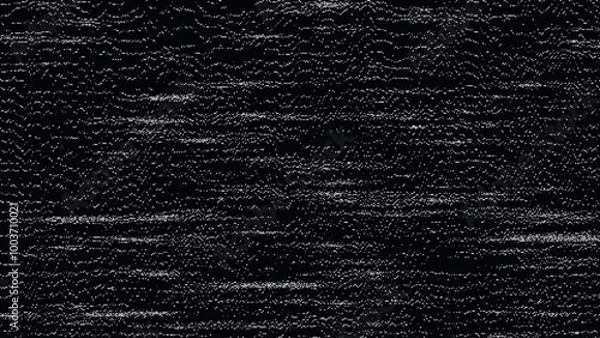 Obraz Retro CCTV or VHS Video White Noise Abstract Grunge Background. Scanlines Vibration Glitch. Video Damage Overlay Texture. Nostalgic Vintage 80s 90s Surveillance Technology Vector Illustration.