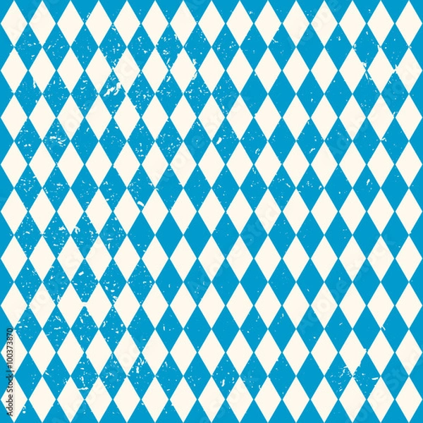 Obraz Oktoberfest seamless pattern with rhombus