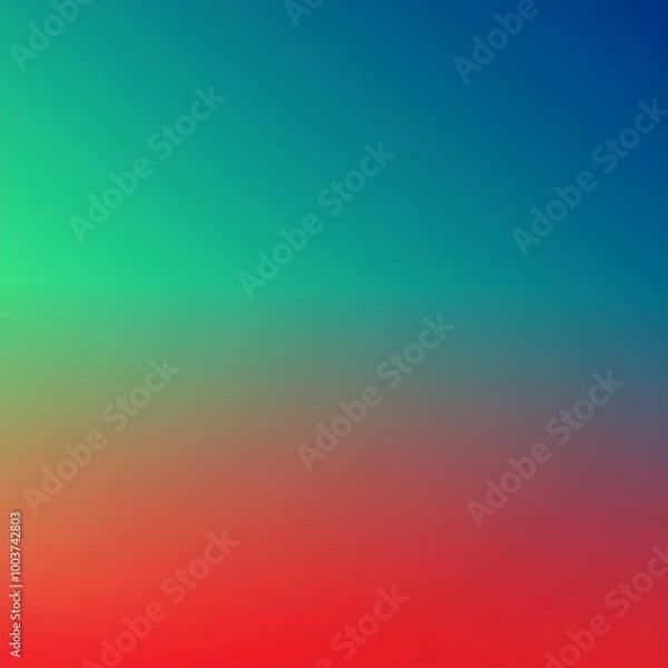 Fototapeta modern blue, green and red gradient color background