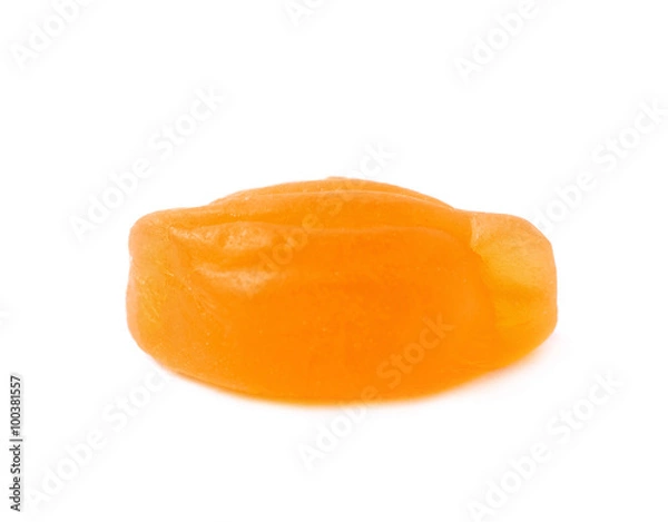 Obraz Orange shaped candy isolated