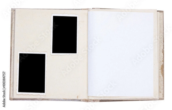 Obraz Photo album with vintage photo frames