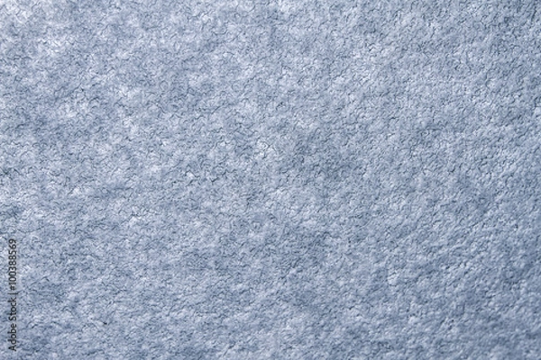 Fototapeta Frozen snow on the car windscreen texture background
