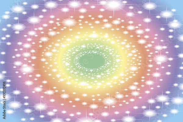 Fototapeta #Background #wallpaper #Vector #Illustration #design #free #free_size #charge_free #colorful #color rainbow,show business,entertainment,party,image 背景壁紙素材,虹色,レインボーカラー,七色,カラフル,スターダスト,星の模様,光,輝き,キラキラ,虹