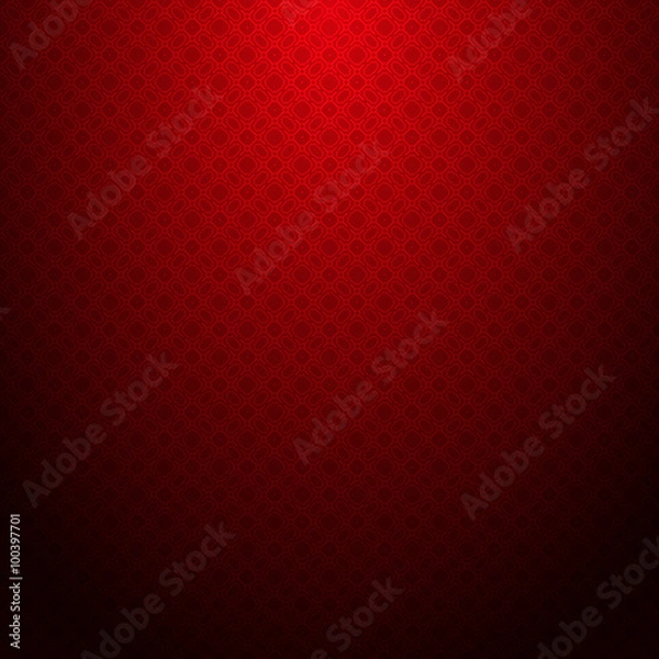 Fototapeta Red geometric seamless pattern