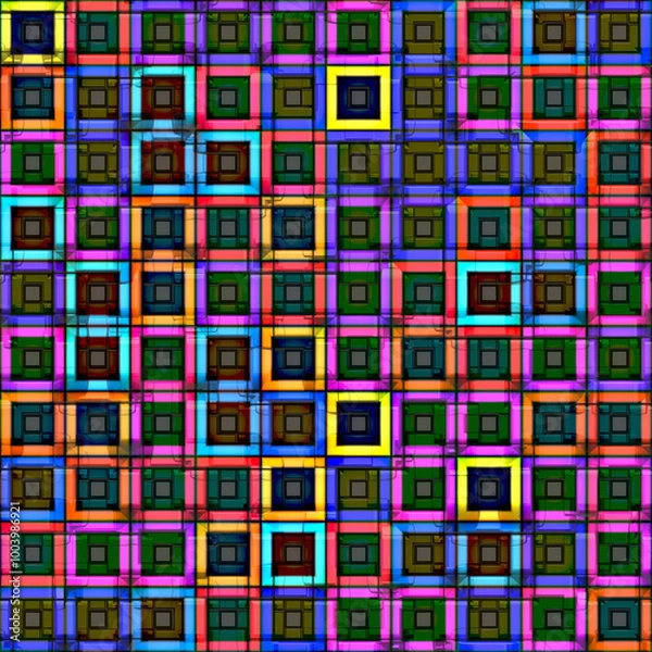 Fototapeta Decorative ceramic wall tiles texture surface