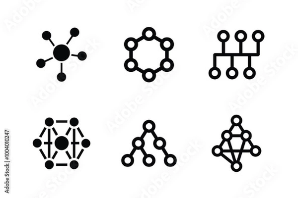 Fototapeta Topology of computer network