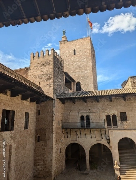 Obraz medieval castle Palma de Mallorca spain