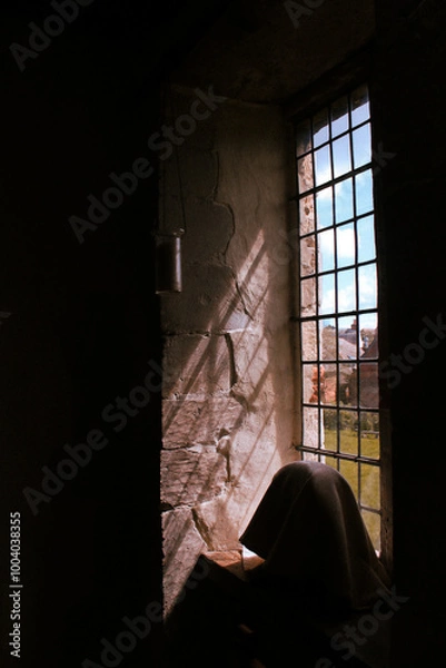 Fototapeta Sunlight Through an Old Window