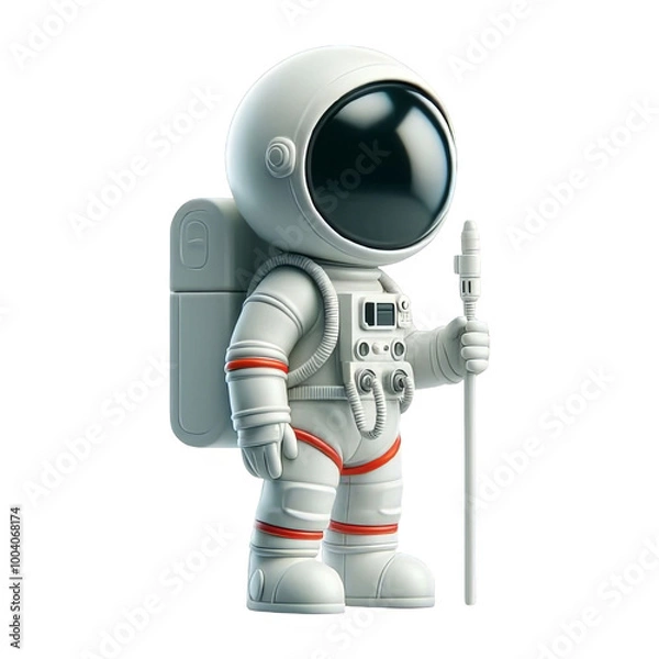 Obraz Astronaut isolated on transparent background
