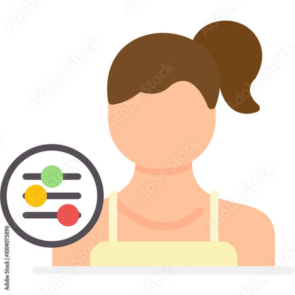 Fototapeta Self Control Icon