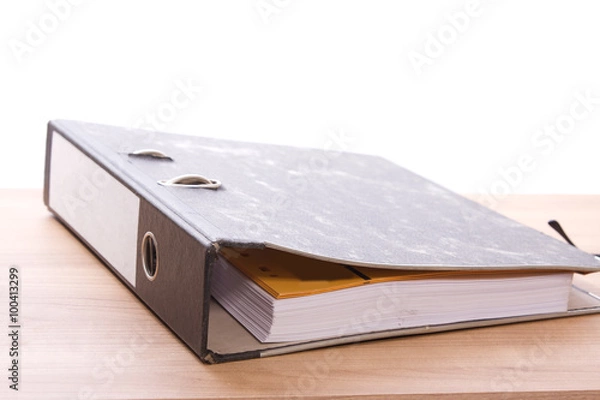 Fototapeta blanko Ordner