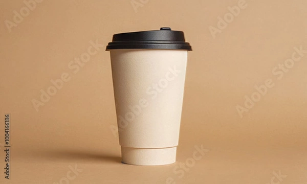Obraz coffee cup isolated on black