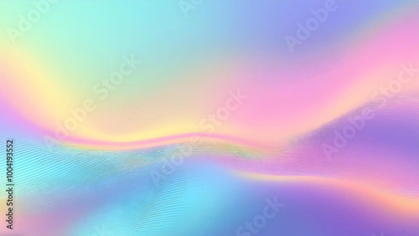 Obraz Iridescent holographic background