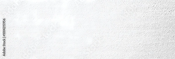 Fototapeta White primed cotton canvas texture background