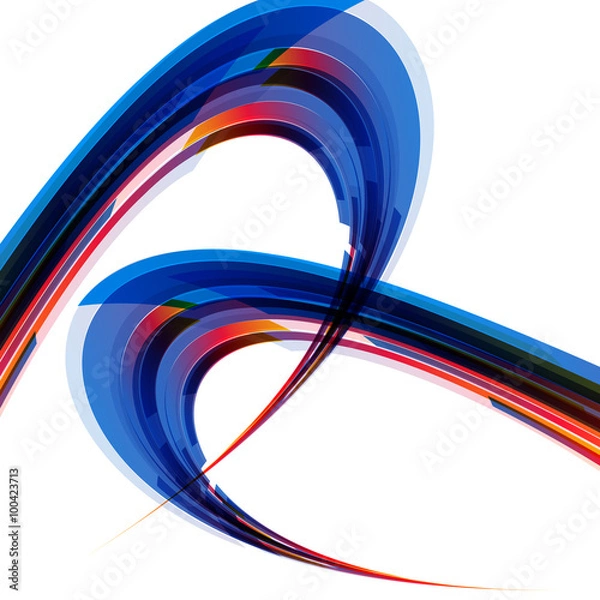 Obraz Abstract color light background Logo