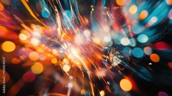 Obraz Abstract Light Streaks