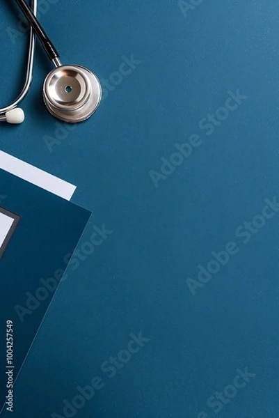 Obraz Internal Medicine, border, background wallpaper, blank in the middle, minimalism, negative space, used for postcard template