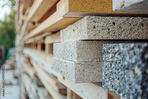 Obraz Research on the use of eco-friendly materials in construction