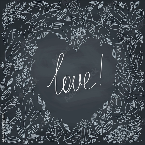 Obraz Chalk background