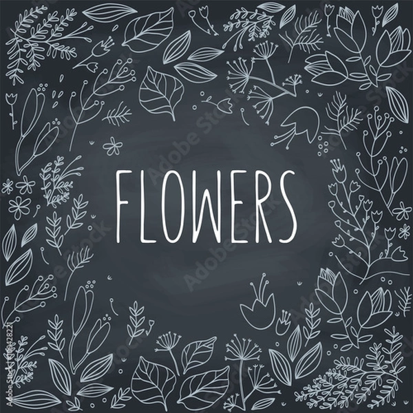 Obraz Chalk background