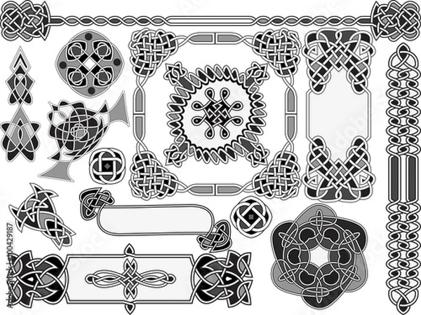 Fototapeta Set of elements of design