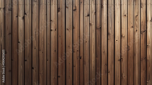 Fototapeta cladding wall background, vertical wood panel surface