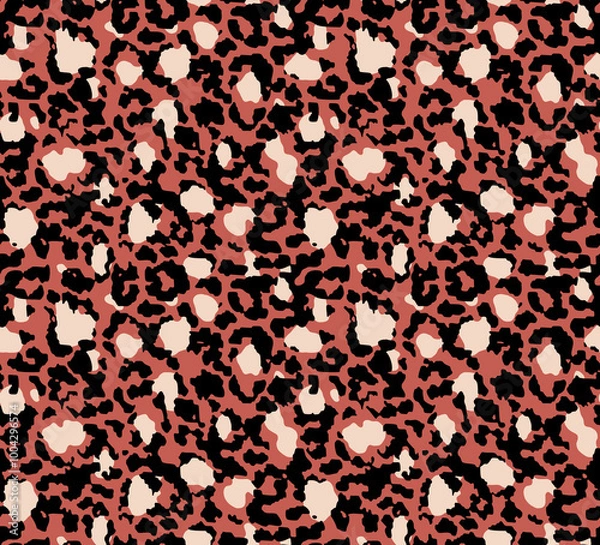 Obraz Seamless leopard pattern, animal print.