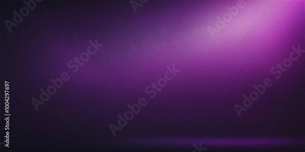 Fototapeta Smooth Purple Gradient Background With Grainy Texture