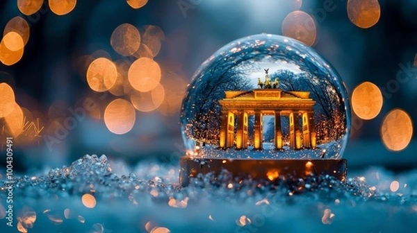 Obraz Brandenburg Gate in winter