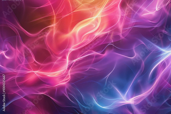 Fototapeta Abstract background with shimmering colored light texture.