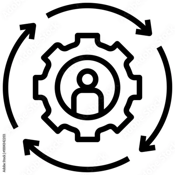 Obraz adaptability outline style icon