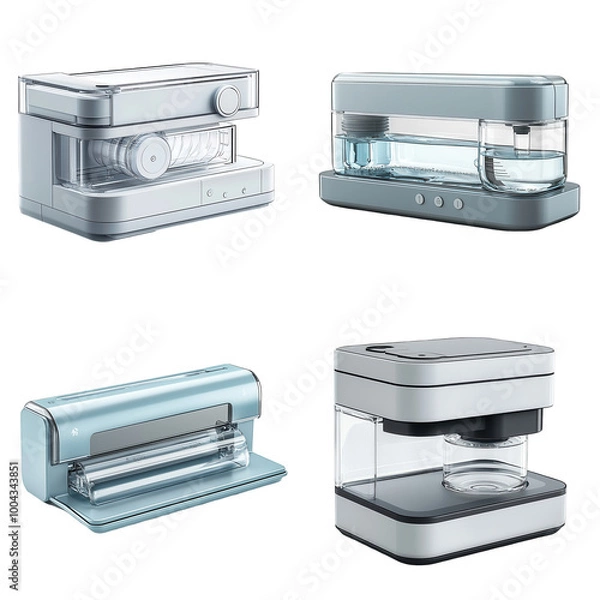 Fototapeta Modern Envelope Sealer with Water Reservoir for Efficient Offices
