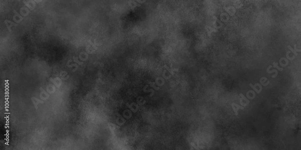 Fototapeta Abstract black and gray grunge texture background. dark cement wall, vintage style for graphic design. black wall background. old vintage charcoal gray color paper with watercolor.