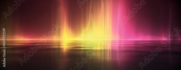 Fototapeta Abstract Aurora Borealis Gradient Background