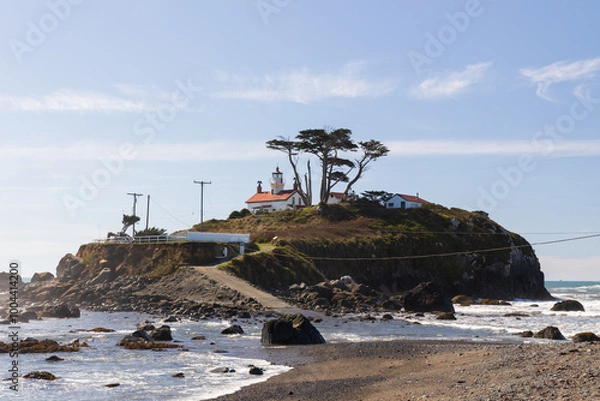 Obraz Battery Point Lighthouse, California