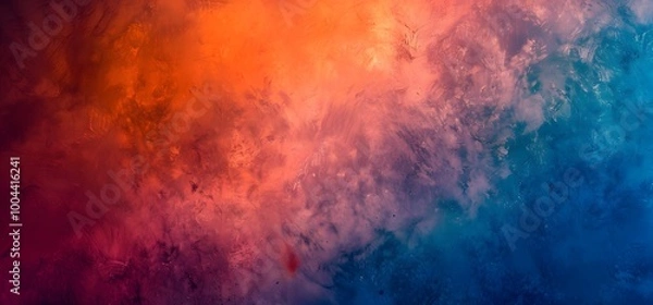 Fototapeta Abstract Blue Orange Gradient Texture Background