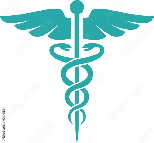 Obraz caduceus medical icon